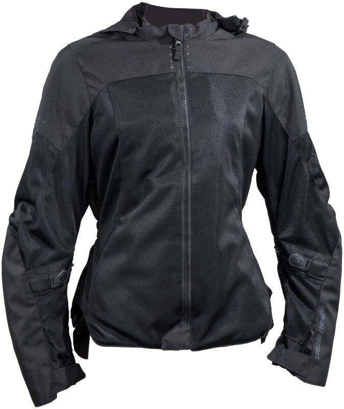 SpeedandStrength 609914 Starstruck Mesh Jacket Black Womens - Medium