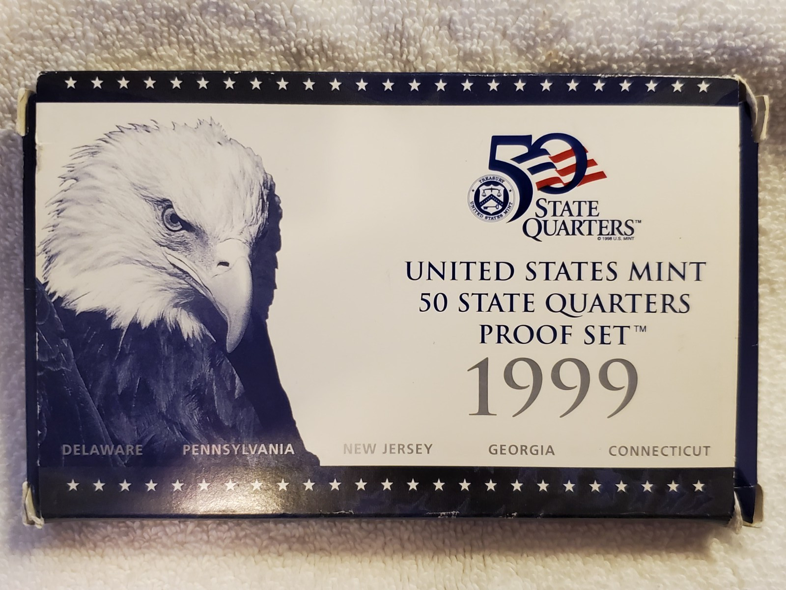 1999-S US Mint Clad Proof Set, 9 coins w/COA