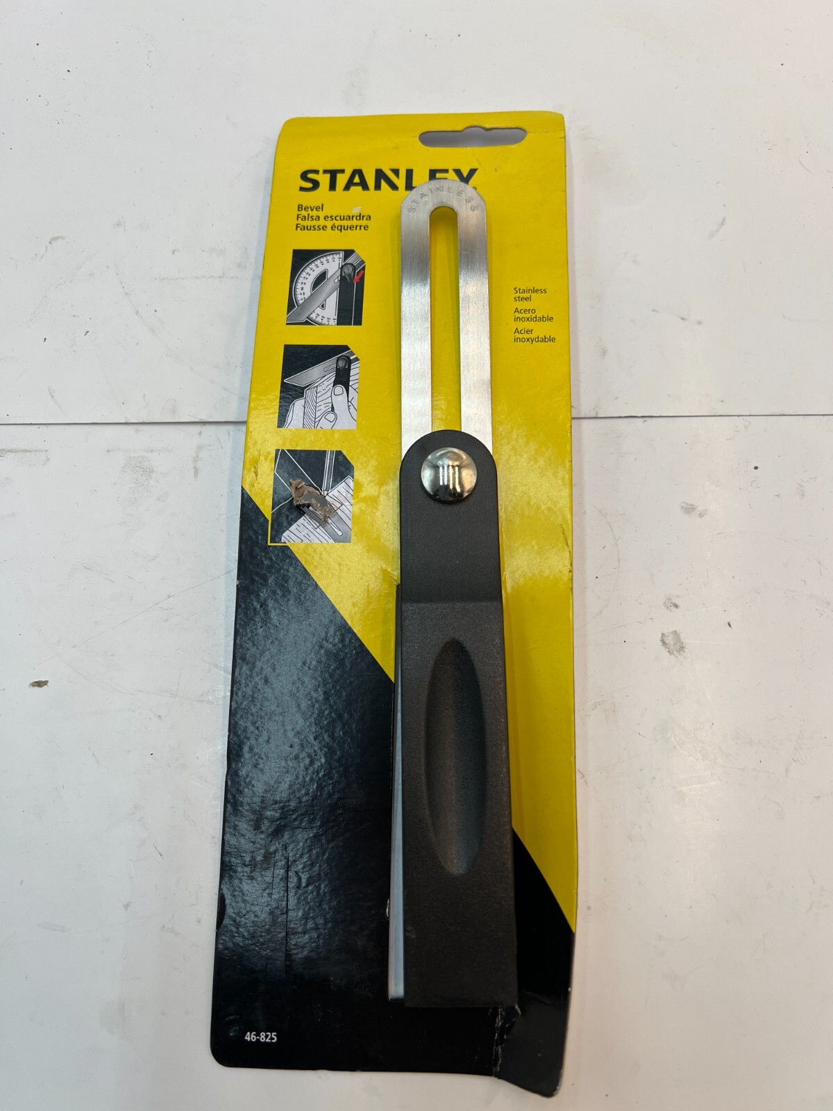 STANLEY 46-825 8" T-BEVEL Stainless Steel