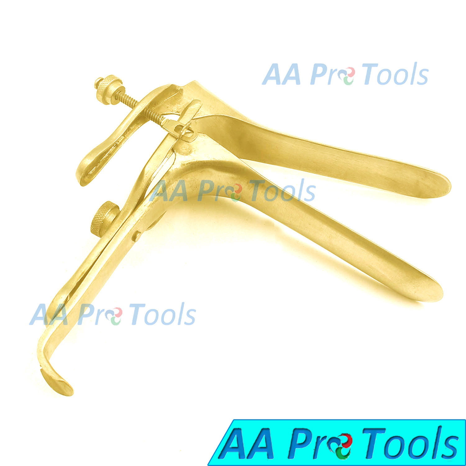 1-Pederson Vaginal Speculum Large Full Gold OB/Gynecology Instruments