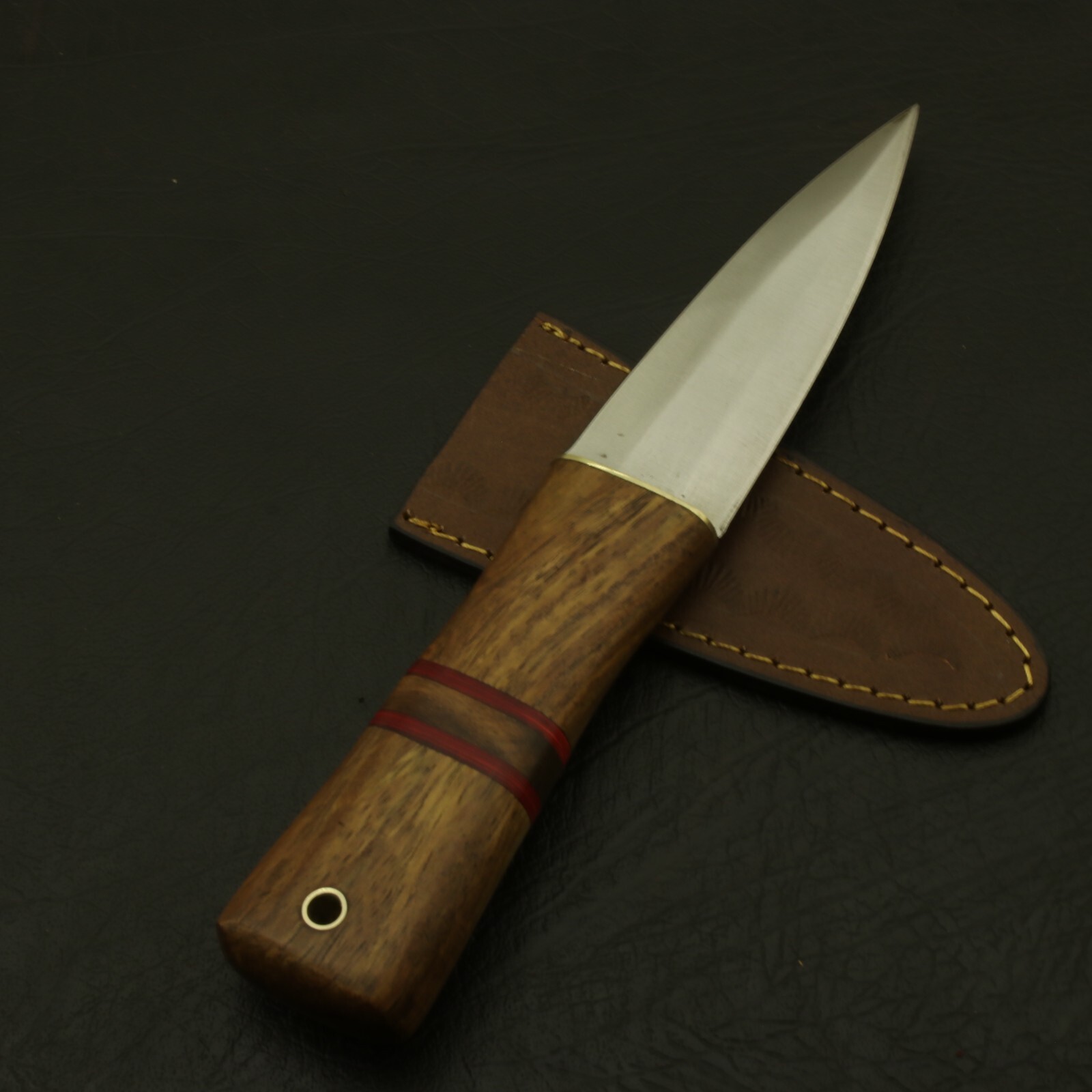 Celtic Scottish Genuine High Carbon Steel Sgian Skean Dubh Dirk Dagger 8" Knife