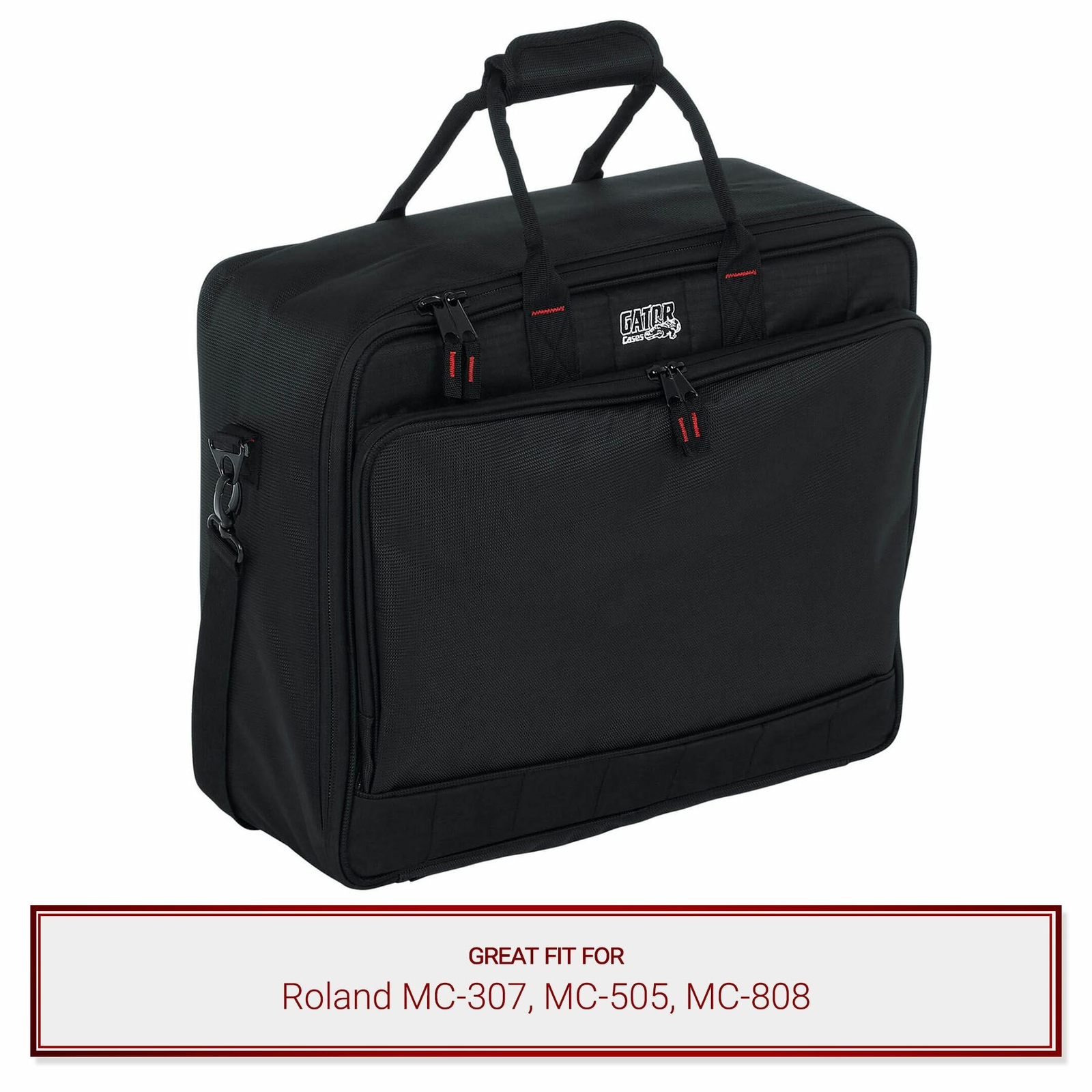 Gator Cases Padded Nylon Equipment Bag fits Roland MC-307, MC-505, MC-808