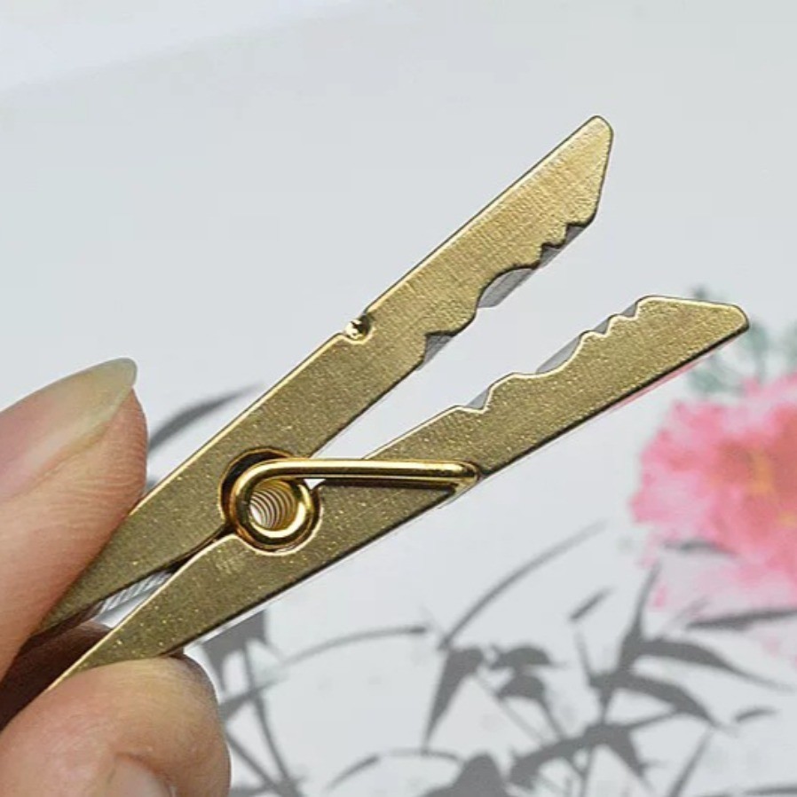 Durable 2Pcs Brass Clamps Multi Function Tools for Woodworking Crafting Repair