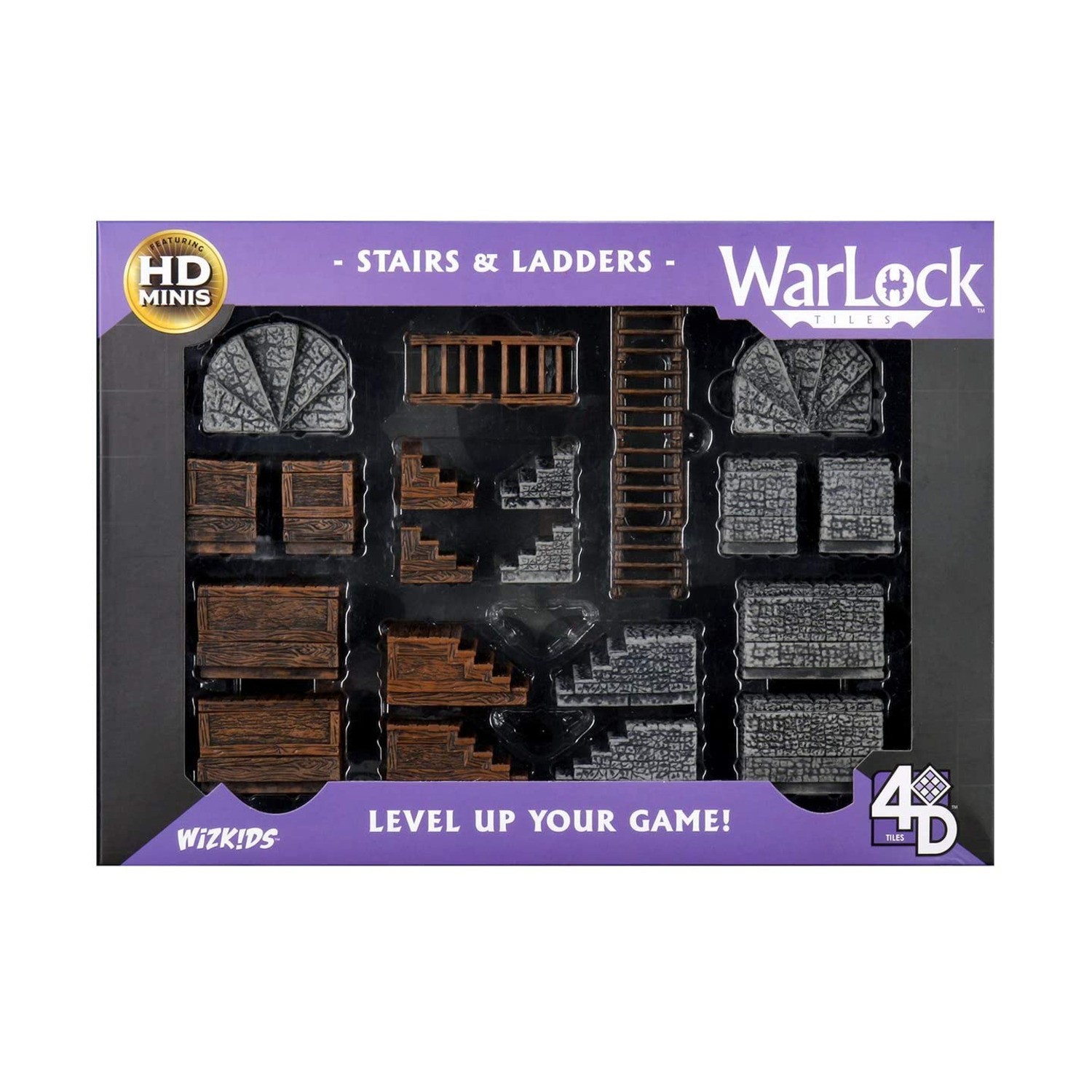 WizKids Fantasy Terrain 28mm Stairs & Ladders VG+/NM