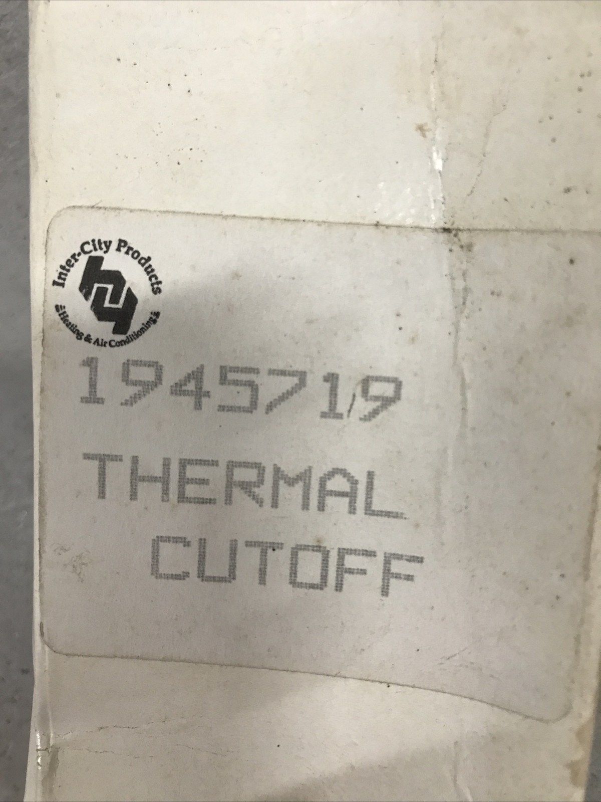 Heil Quaker 1945719 Thermal Cutoff