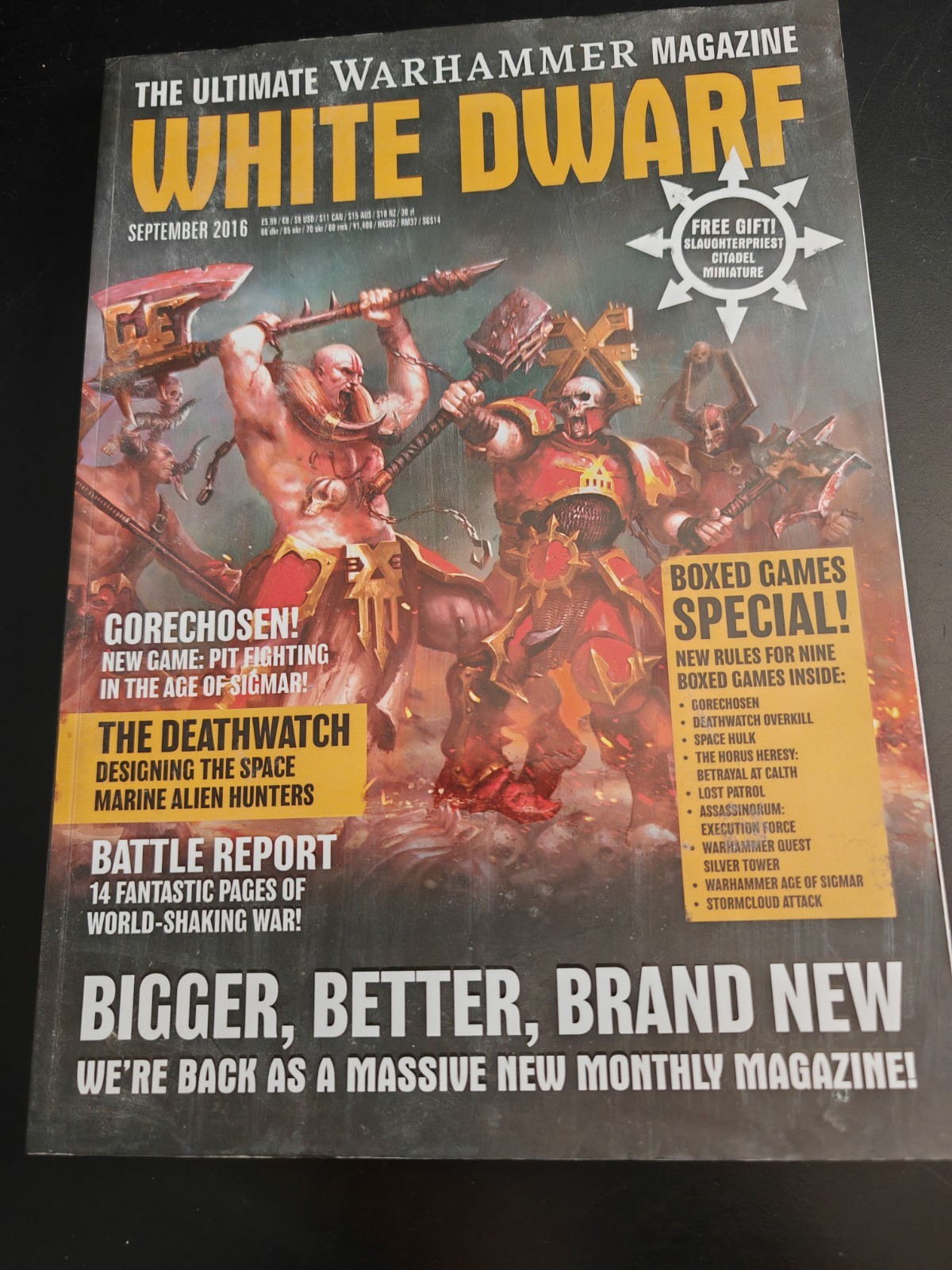 White Dwarf Magazine Ultimate WARHAMMER 40,000 September 2016