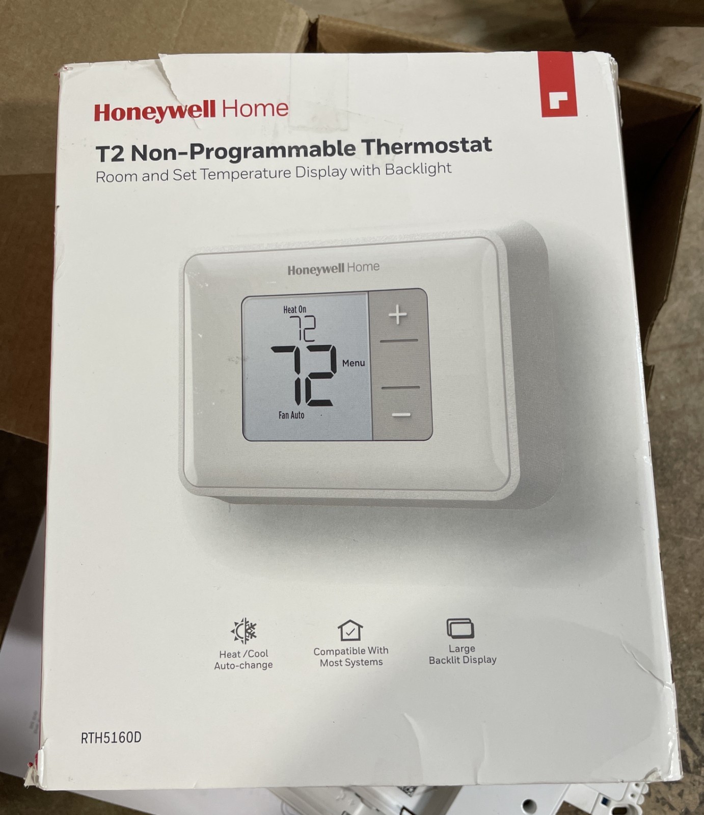 Honeywell Home RTH5160D1003 T2 Simple Display Non-Programmable Thermostat