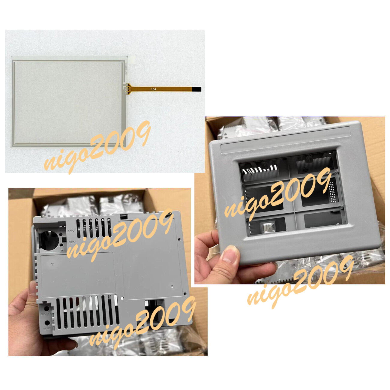 Fit for AB 2711P-T6C5D8 Plastic Housing Plastic Cover Cabinet Touch Screen Glass