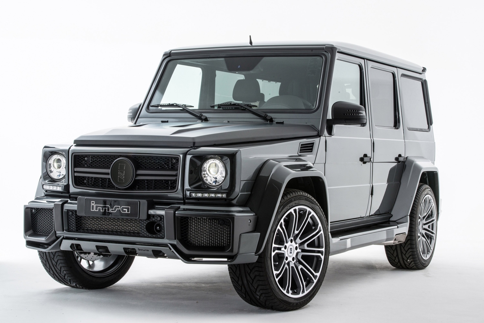 Cars 2015 imsa mercedes benz g63 amg black all road Desk Mat Stitched