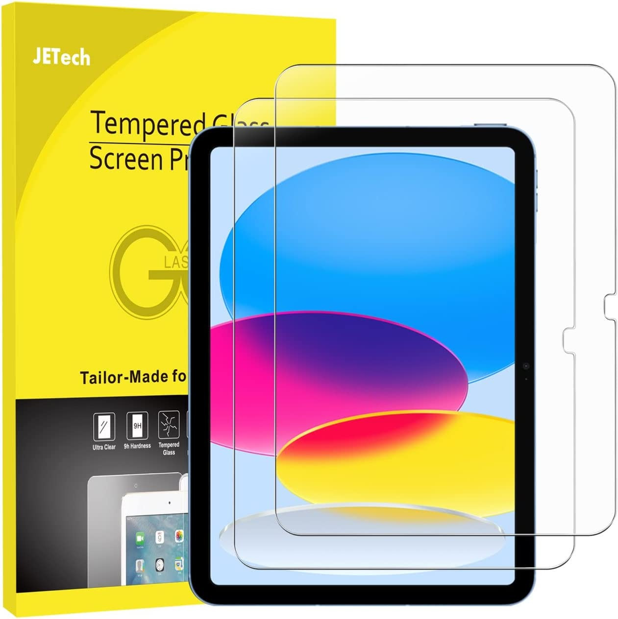 Screen Protector for Ipad (A16) 11Th/10Th Generation (2025/2022), 9H Tempered Gl