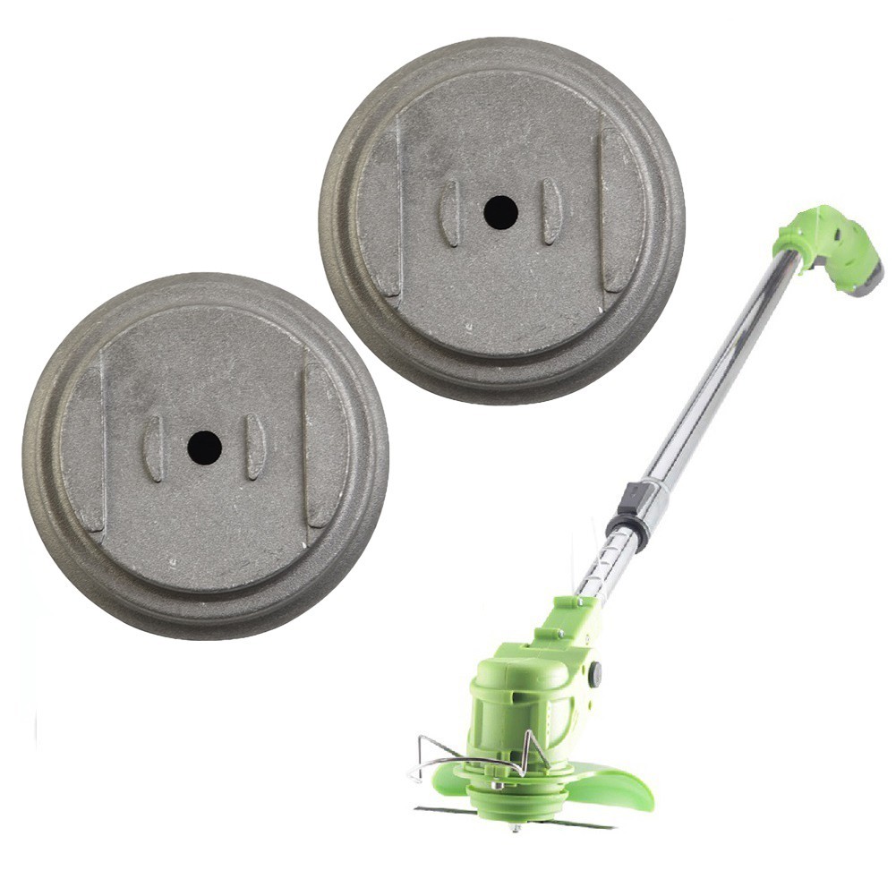 2PC Stainless Steel Grass Cover Base Electric Lawn Mower Accessories