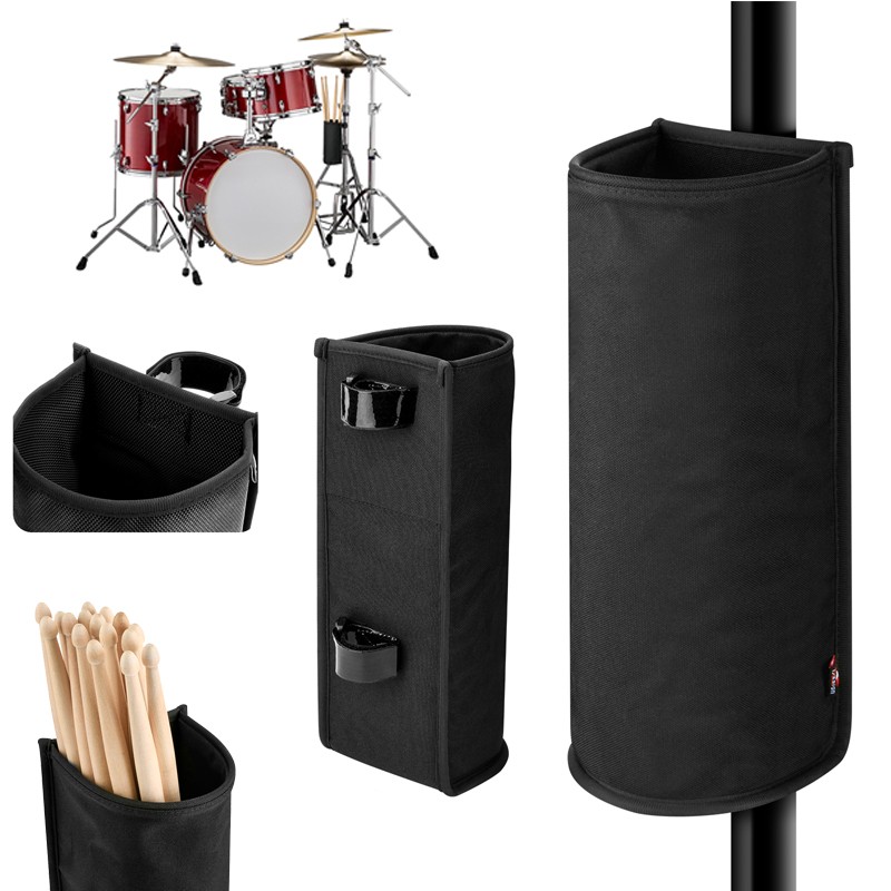 Electric Drum Stand Holder 5A Drumstick Storage Bag Case Organizer Accessories