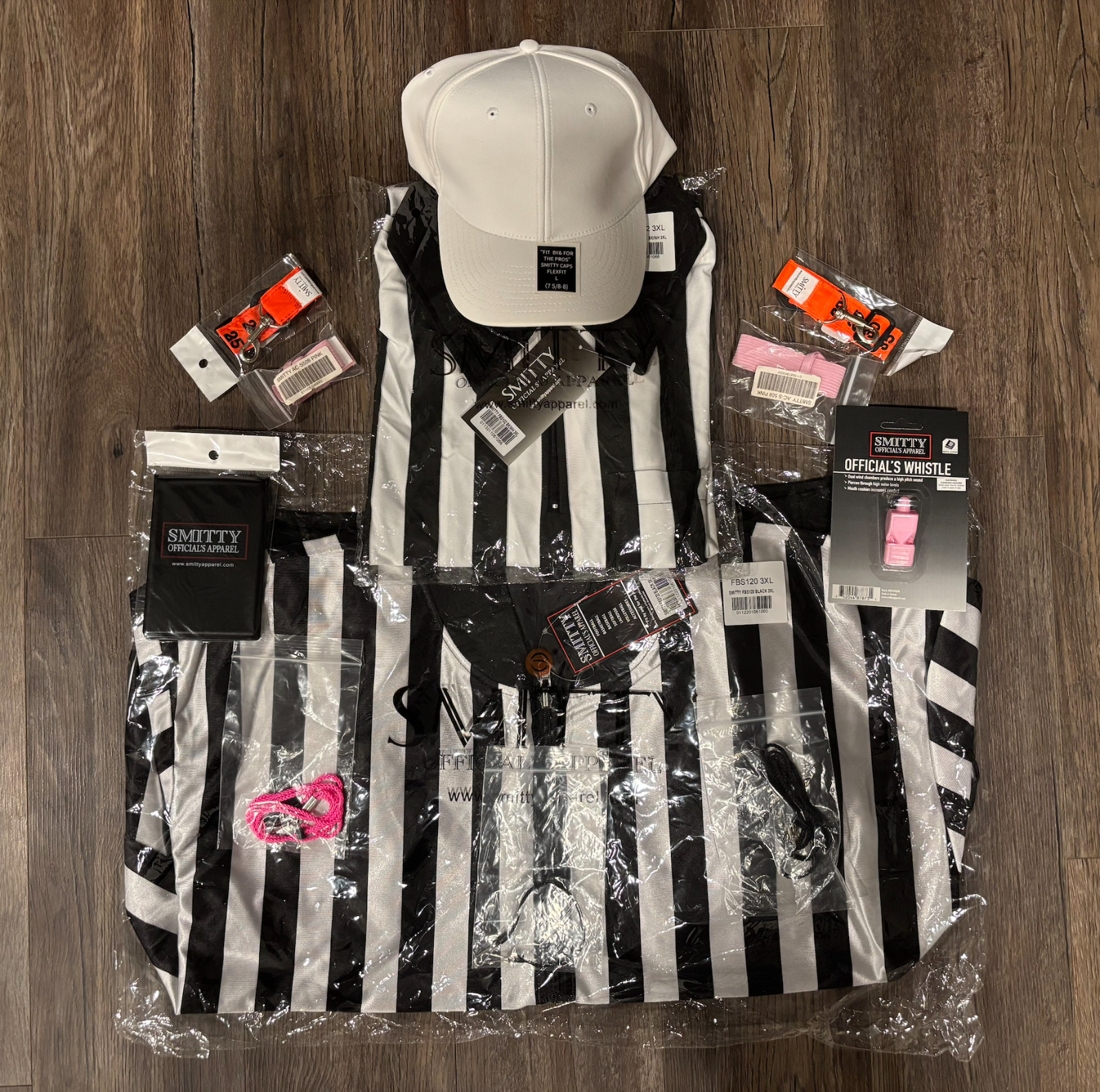 Set of NEW Football Official Uniforms & Accessories - SIZE 3XL