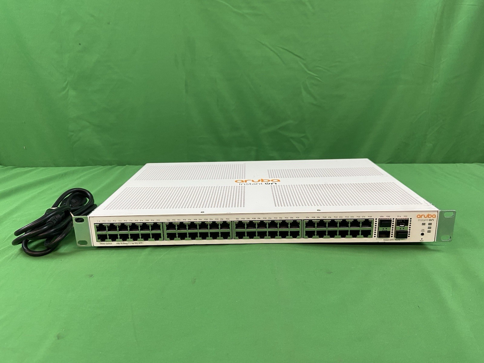 HP JL685A Aruba Instant On 1930-48G 4SFP+ Switch W/Power Cord Factory Reset