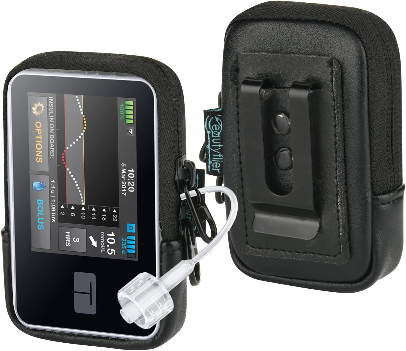 Insulin Pump Case for Tandem T:Slim X2, Insulin Pump Holder Compatible with T:Sl