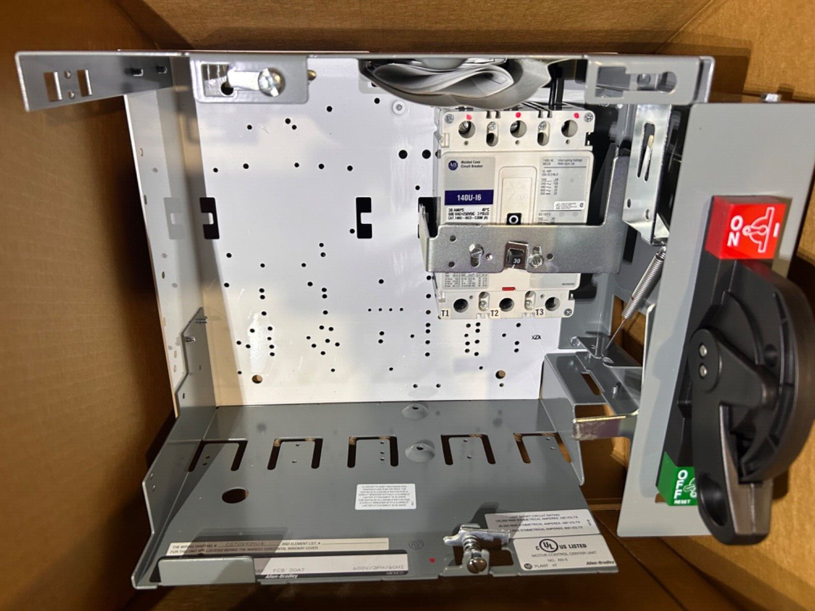 NEW ALLEN BRADLEY 2193F-AKC-32CM MCC 30A FEEDER 140U-I6C3-C30