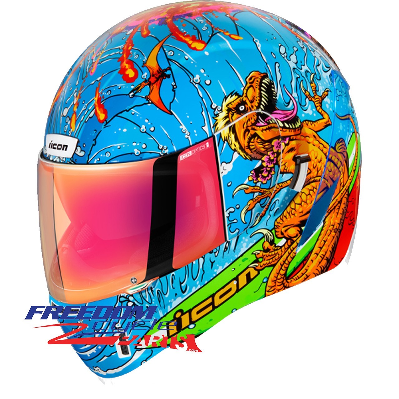 NEW Icon Airform Dino Fury Helmet 010114791 MEDIUM