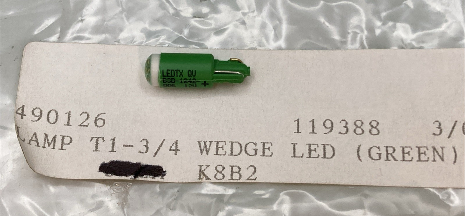 NEW REPLACES STOELTING 490126 Lamp, T1-34 Wedge, Green, 4231