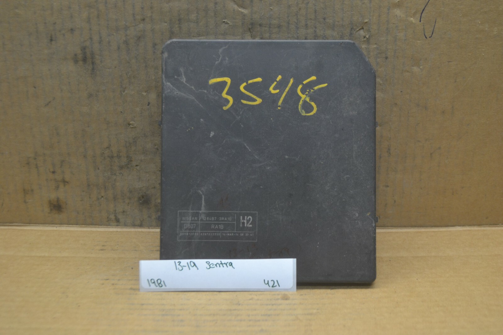 13-19 Nissan Sentra Fuse Box Junction Oem 284B73RA1B Module 421-19b1