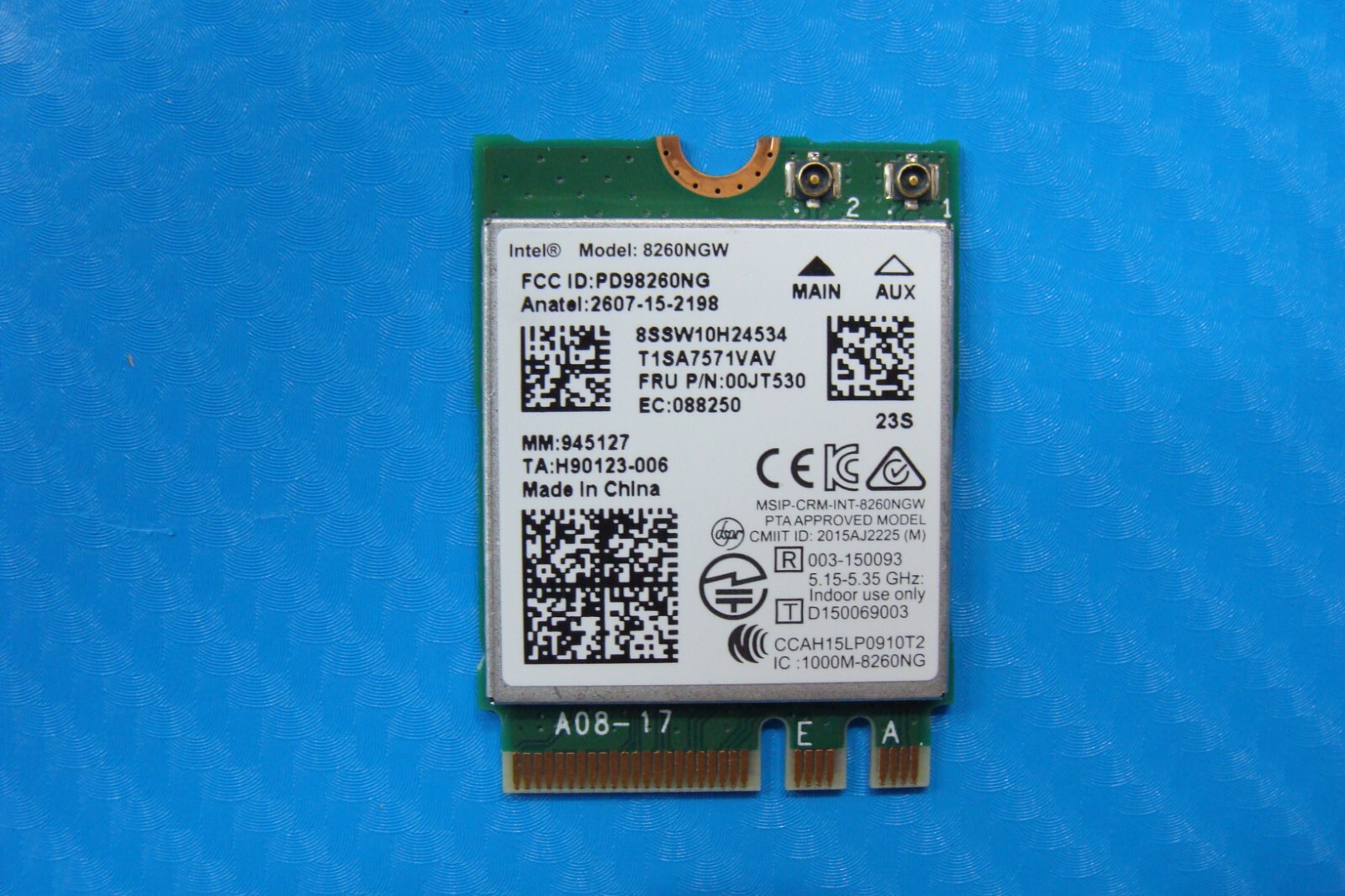 Lenovo ThinkPad X1 Carbon 5th Gen 14" Genuine WiFi Wireless Card 8260NGW 00JT530