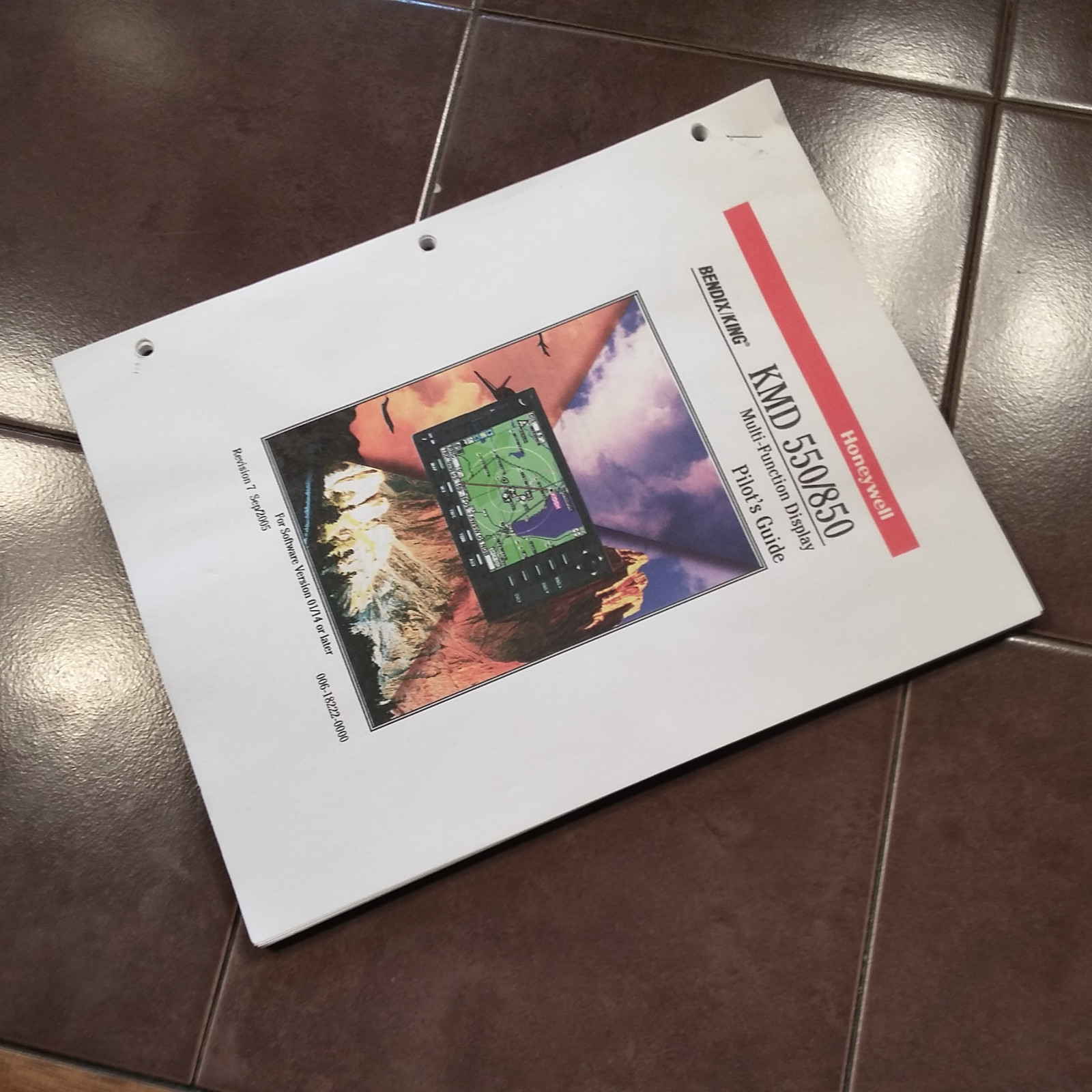 Bendix King KMD 550 and KMD 850 Pilot's Guide Manual