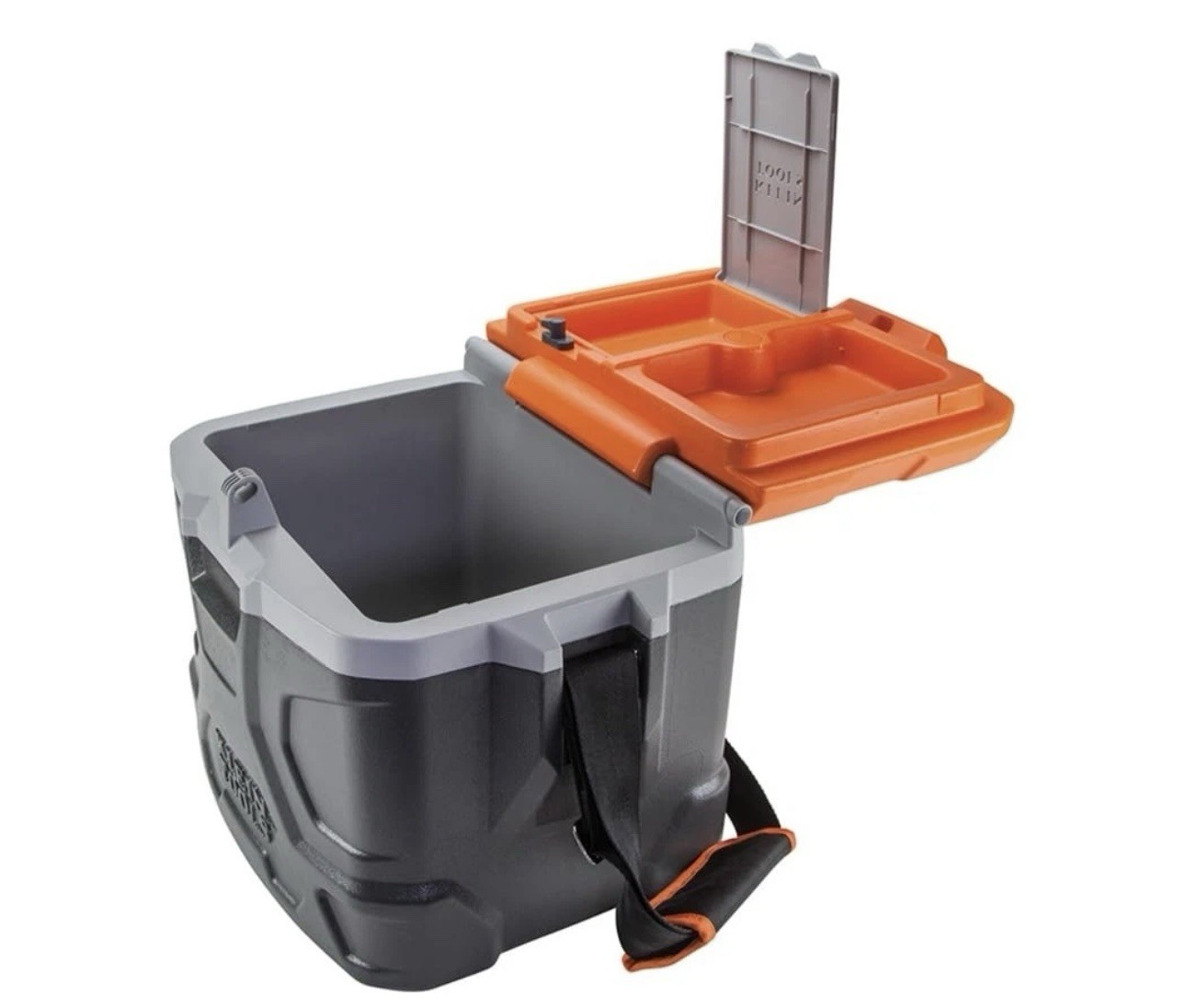 Klein Tools 55600 Work Cooler, 17-Quart Lunch Box Holds 18 Cans, Keeps Cool 30Hr