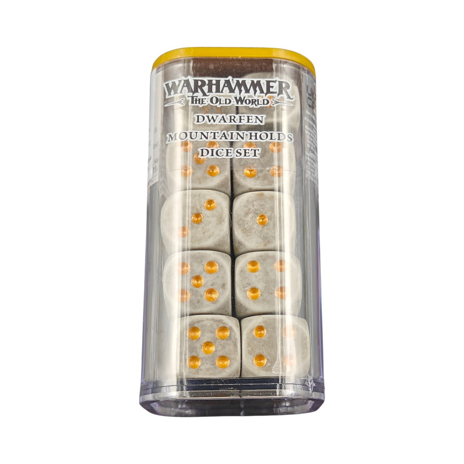 Dwarfen Mountain Holds Dice Set Sealed Warhammer Old World