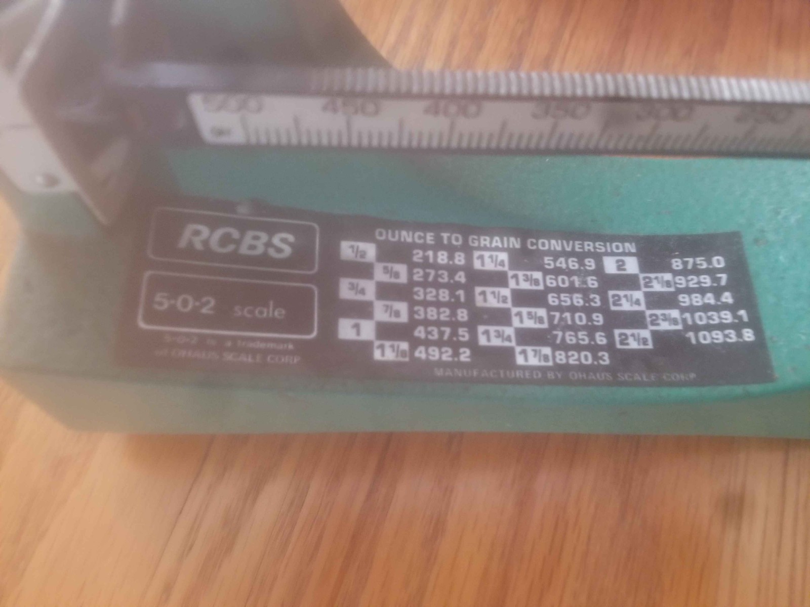 RCBS Model 5-0-2 Scale-(09069)-Factory NOS