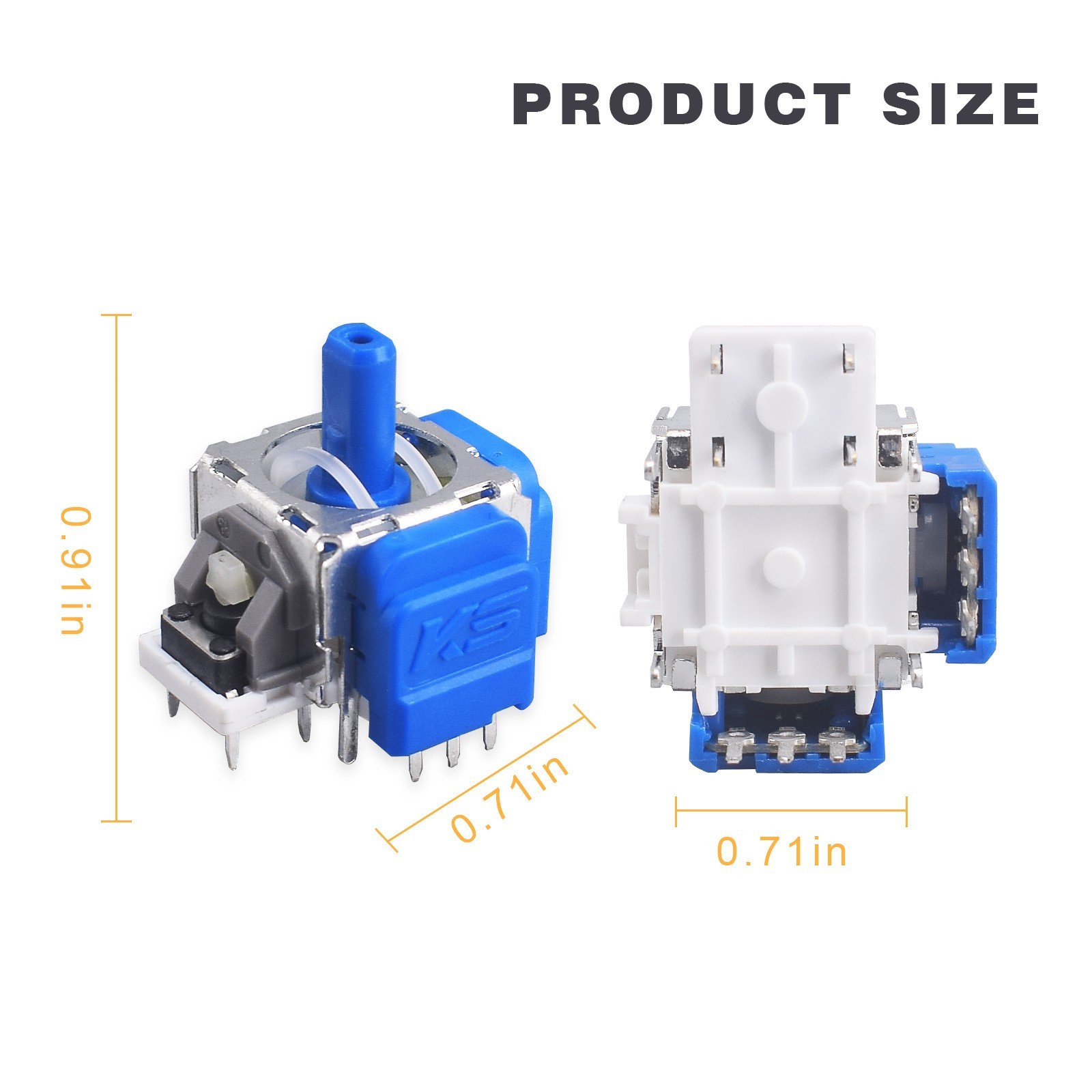 TMR Hall Effect Joystick for PS5/PS4/Xbox/Switch Pro Controller 5/10 Pack Upgrad