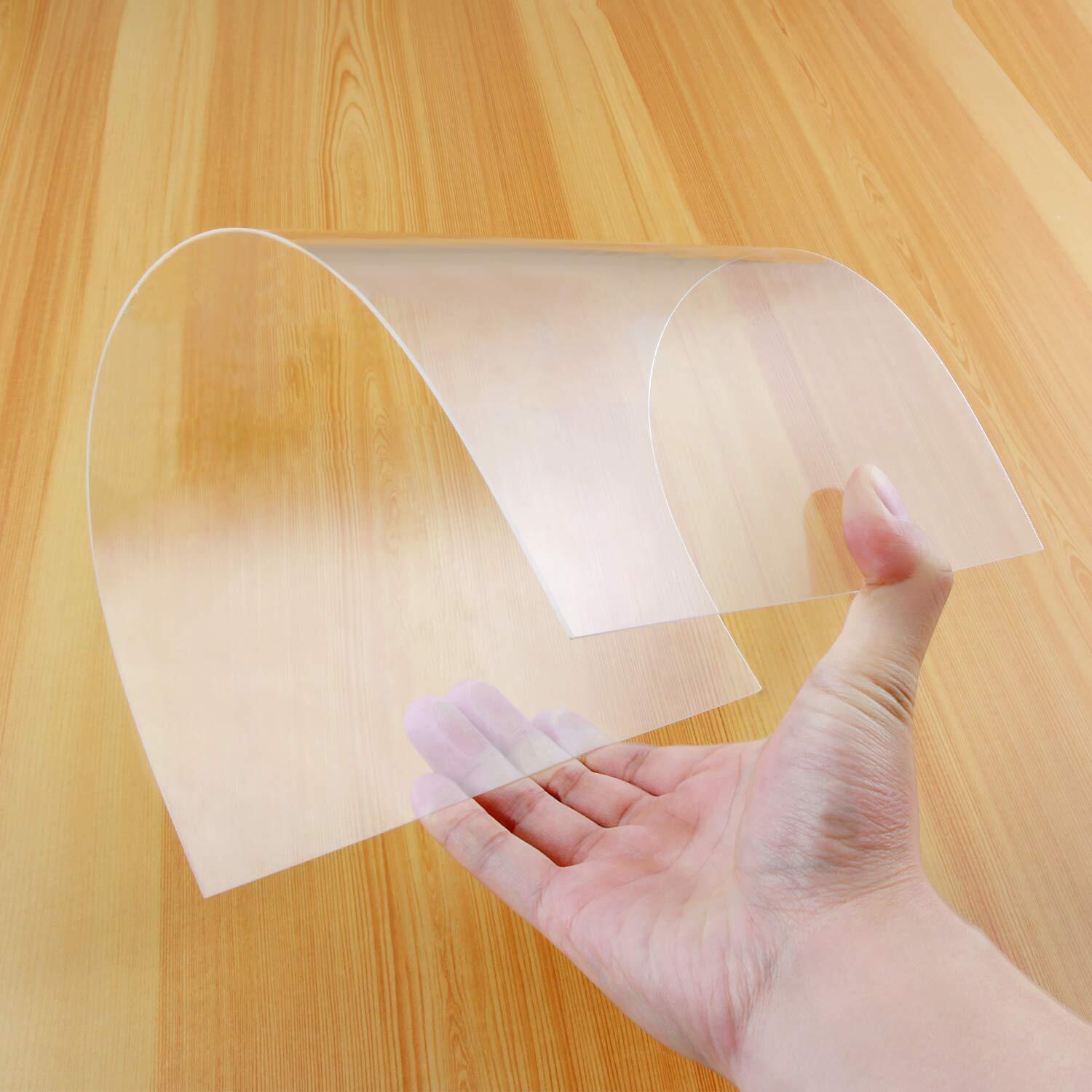 Clear Transparent PETG Vivak Moldable Plastic Film Flexible Frame Sheet Panel