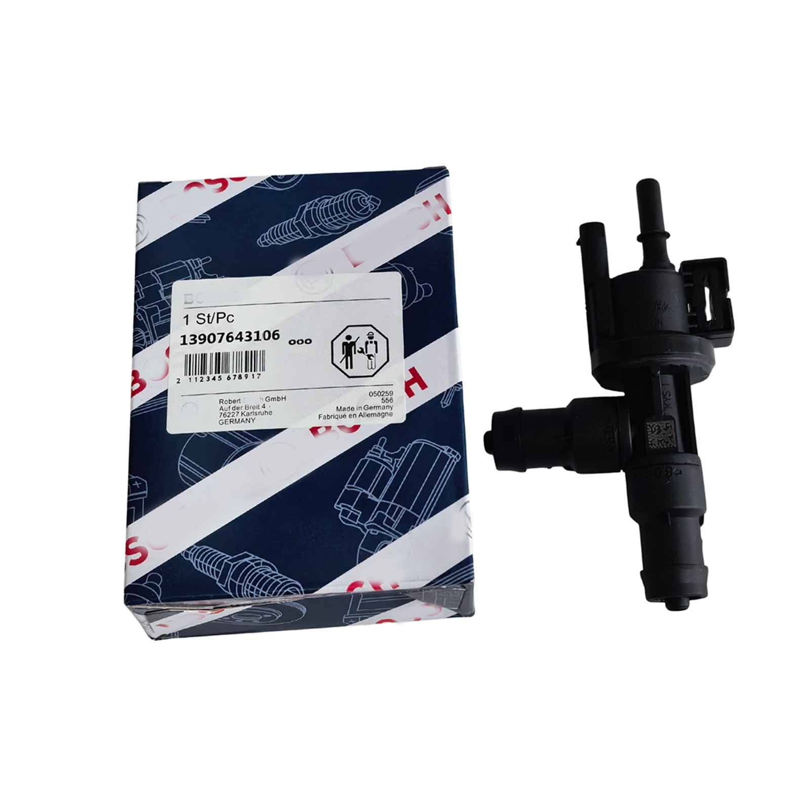 OEM 13907643106 For BWM 740i 840i 3.0L 330i 2.0L Bosch Fuel Tank Breather Valve
