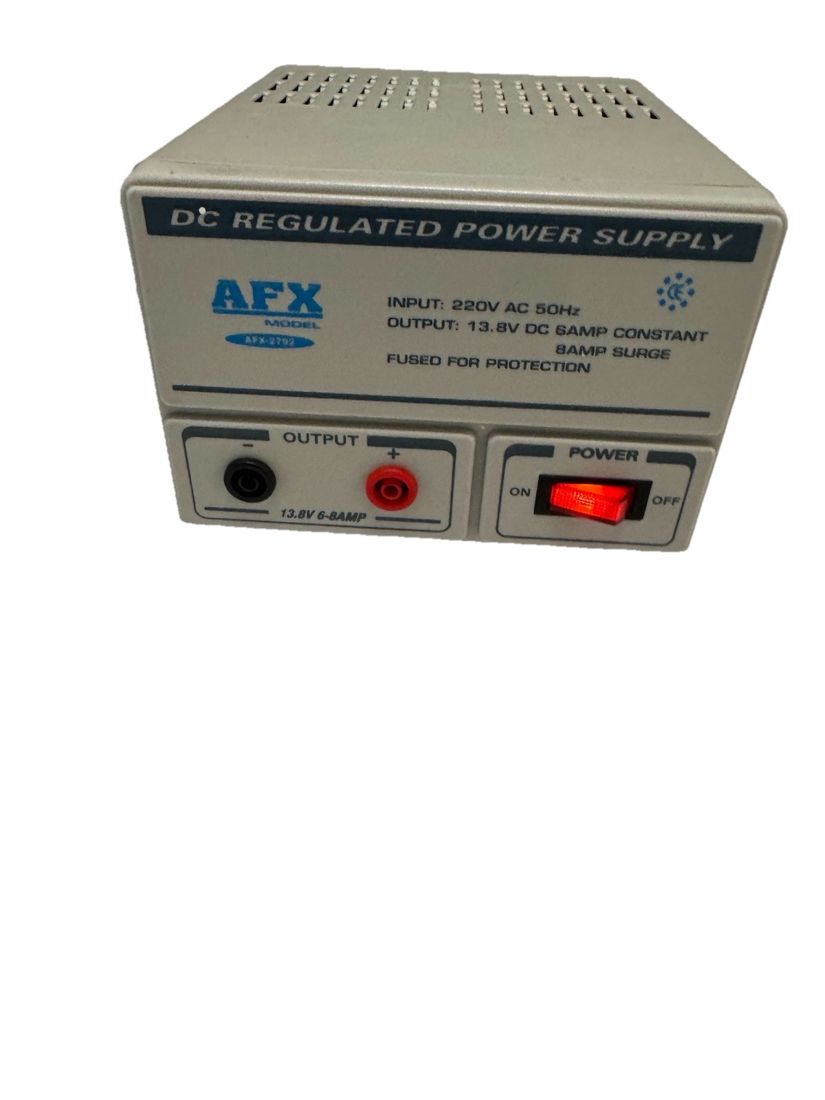 AFX MODEL AFX-2792 DC REGULATED POWER SUPPLY