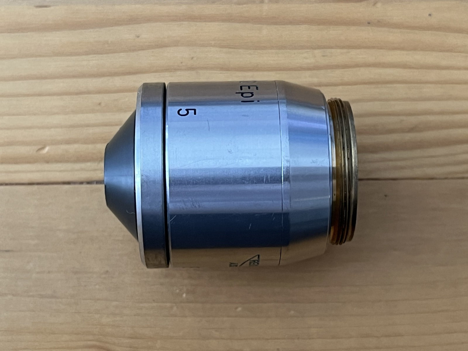 Reichert Austria 5 Plan 5x / 0.10 Epi Microscope Objective Lens