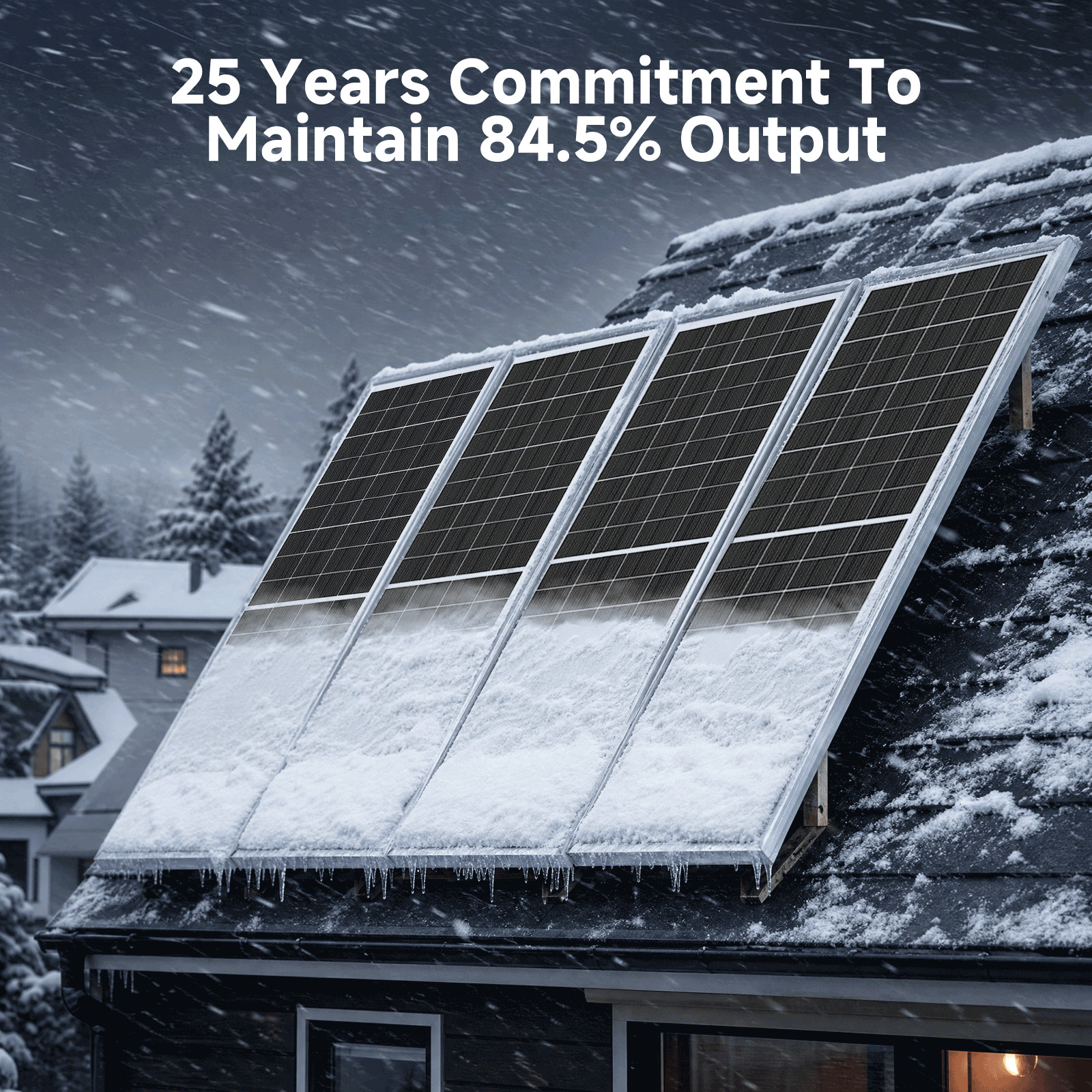 4PCS 350W 1400W Solar Panel 25.2% High Efficiency Home Shed Efficiency Off-Grid