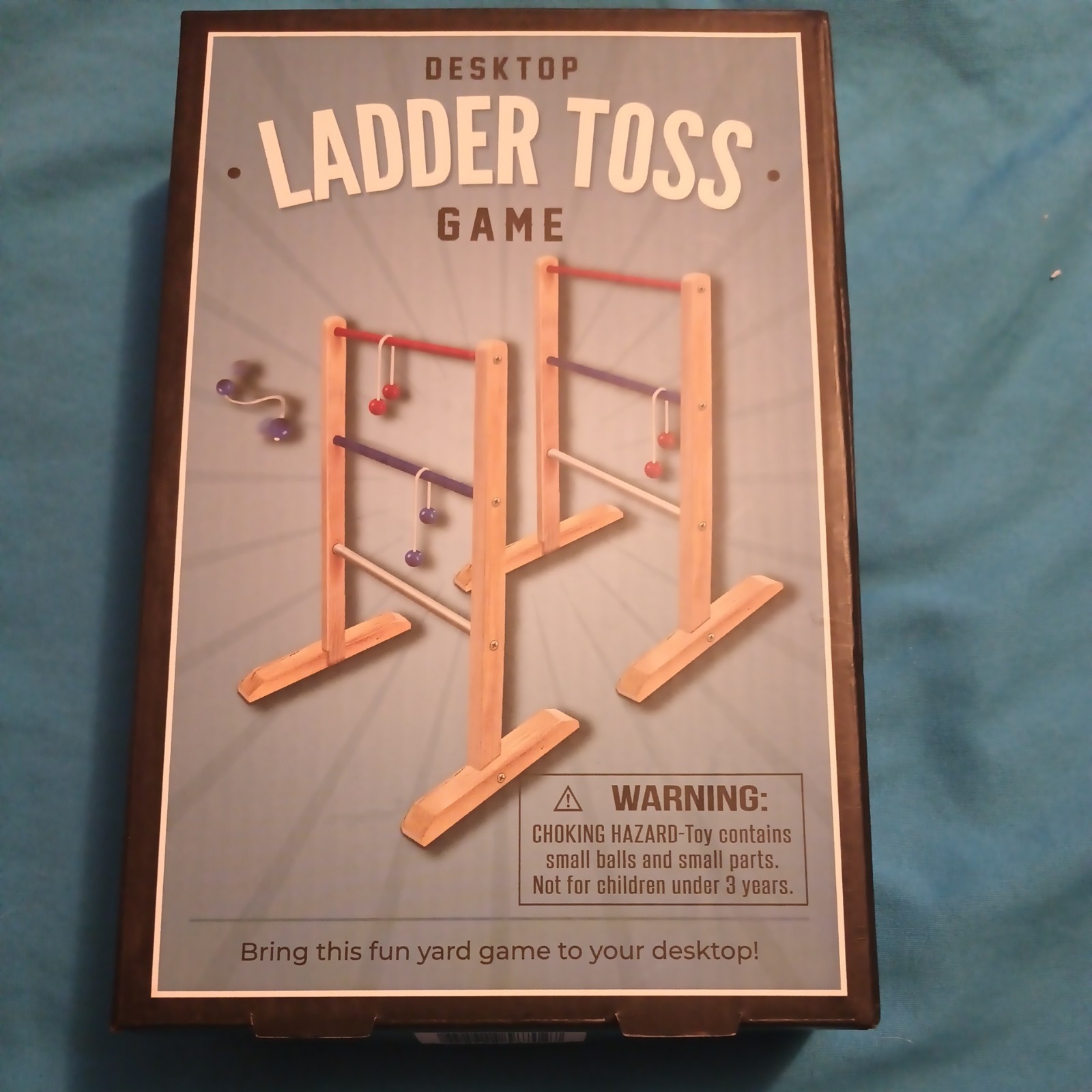 NIB Desktop Ladder Toss Game Ladder & Bolas Activity Holiday Samsonico USA