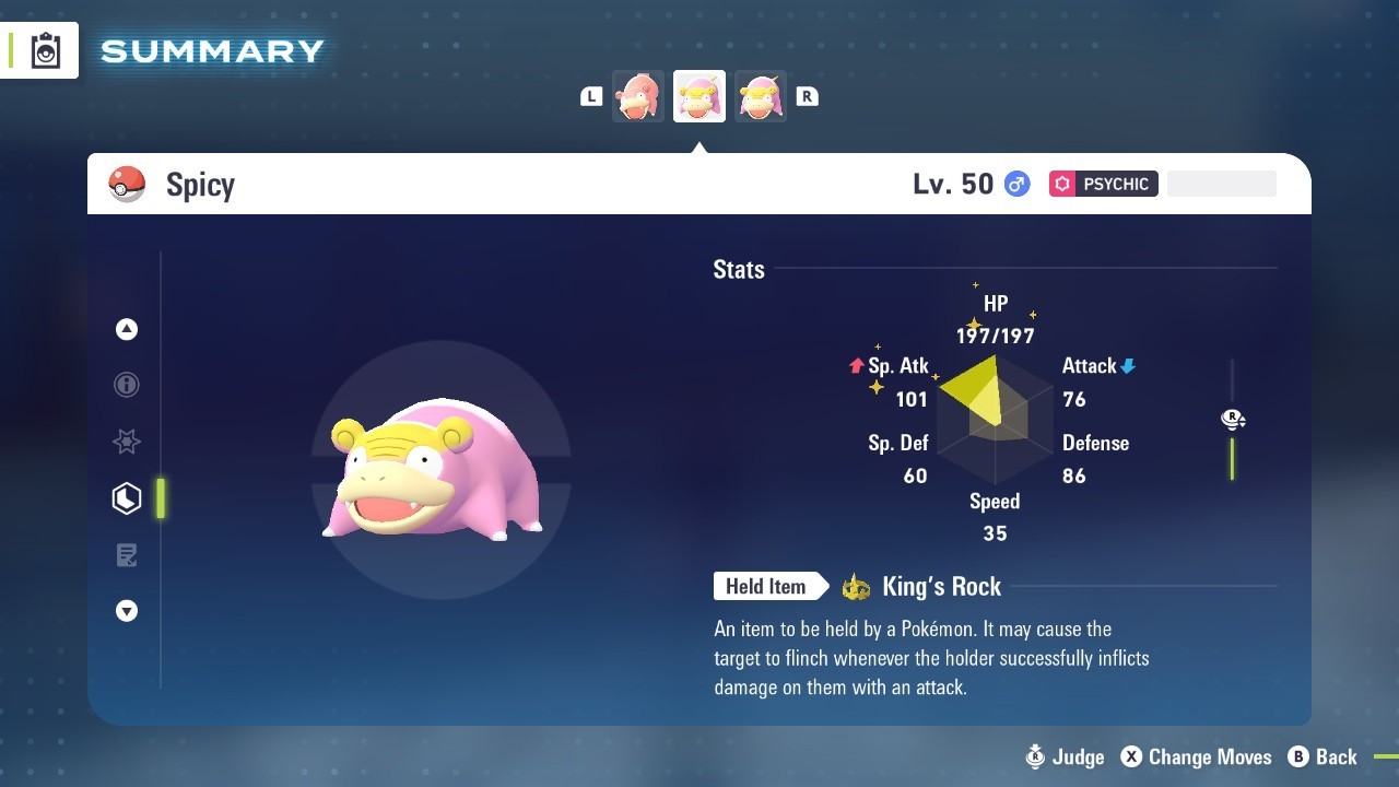 Pokémon Legends: Z-A  Slowpoke Galar 6iv Max EV
