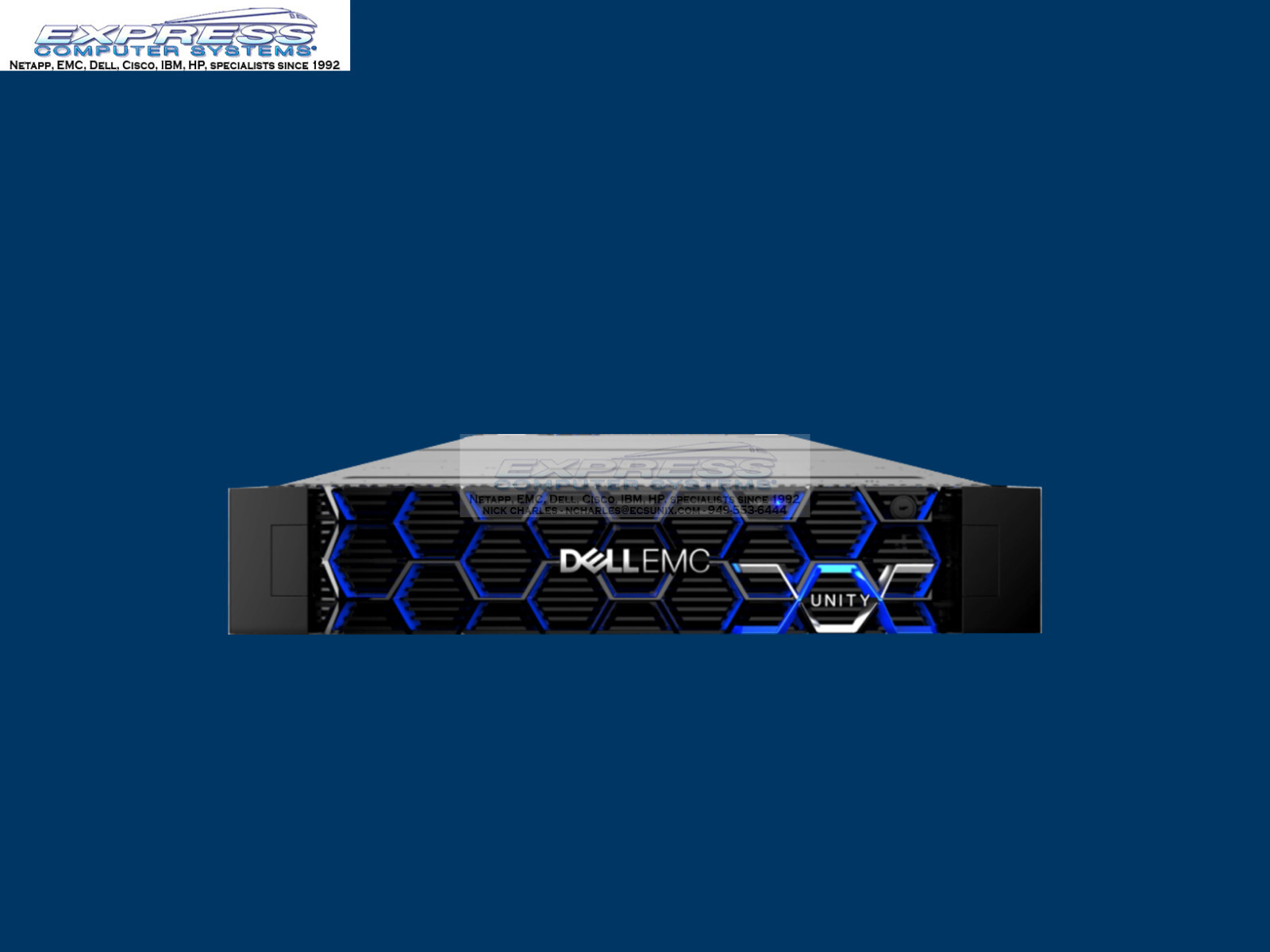 EMC Dell Unity XT 480F All Flash SAN w OS + 20x 1.92TB 12G SSD D4F-2SFXL2-1920