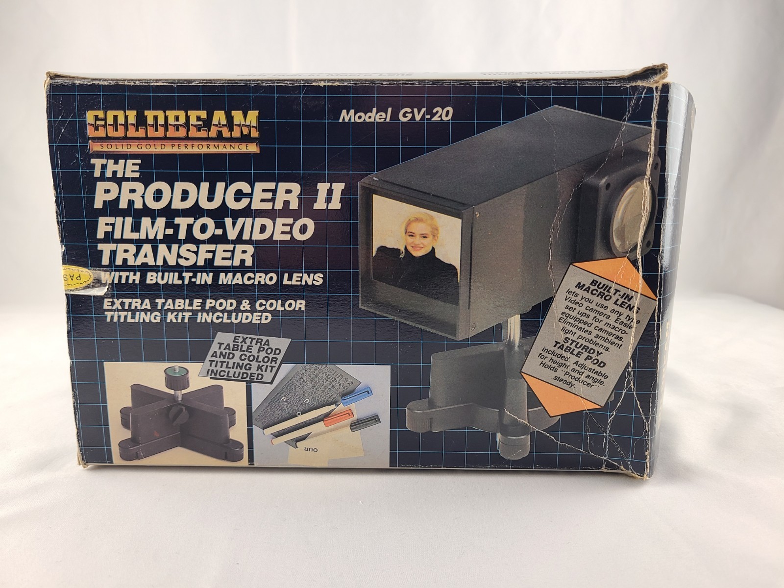 Film To Video Transfer Movie Editor Goldbeam The Producer II Model GV-20 w/box