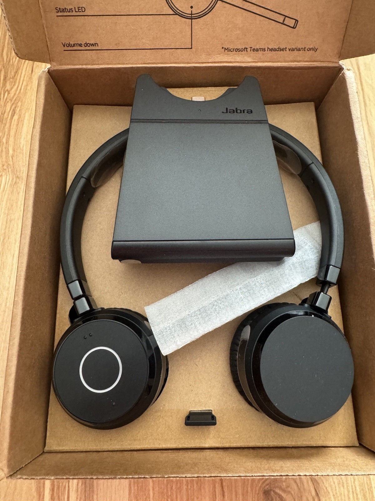 Jabra Evolve 65 TE USB-A MS Stereo Stand - New Open Box