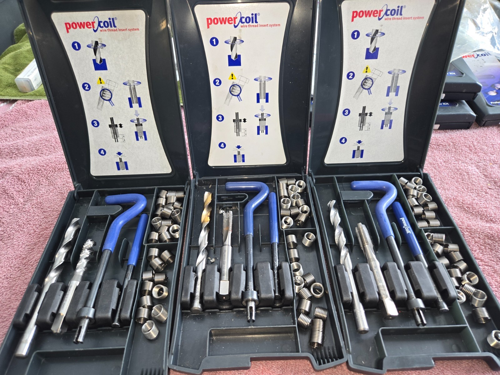 Power Coil Thread Repair Kit M8-1.25 w/ 25 Inserts