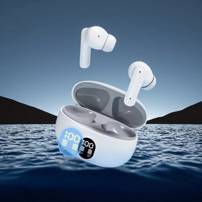 S510 Bluetooth TWS Earbuds HiFi Stereo Waterproof LED Display Mic Touch Control