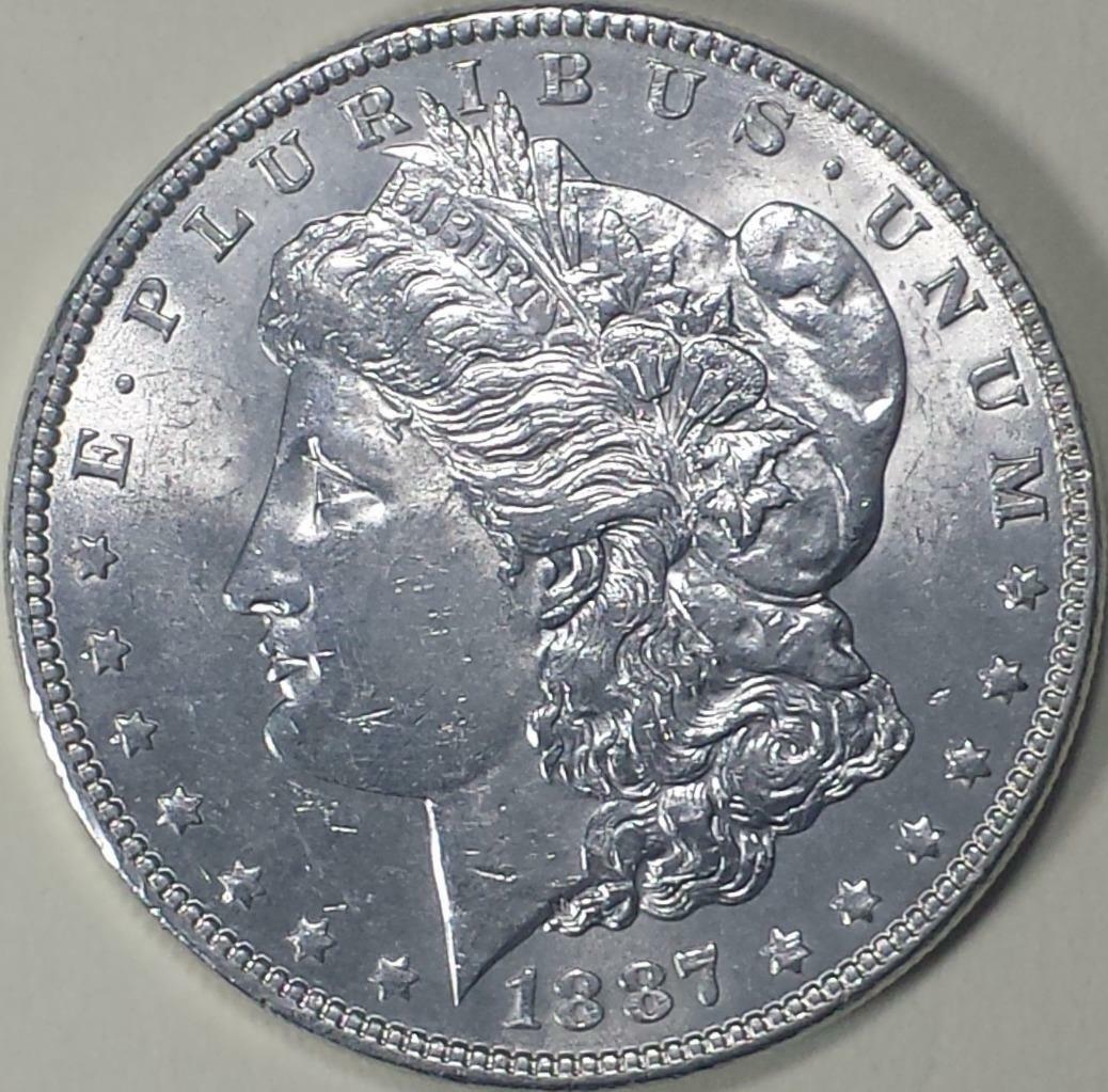 1887  Morgan Silver Dollar - ** BU **
