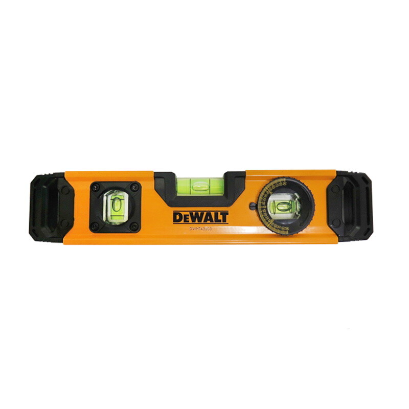 DEWALT DWHT43003 Magnetic 3-Vial Torpedo Level 9" / 230mm