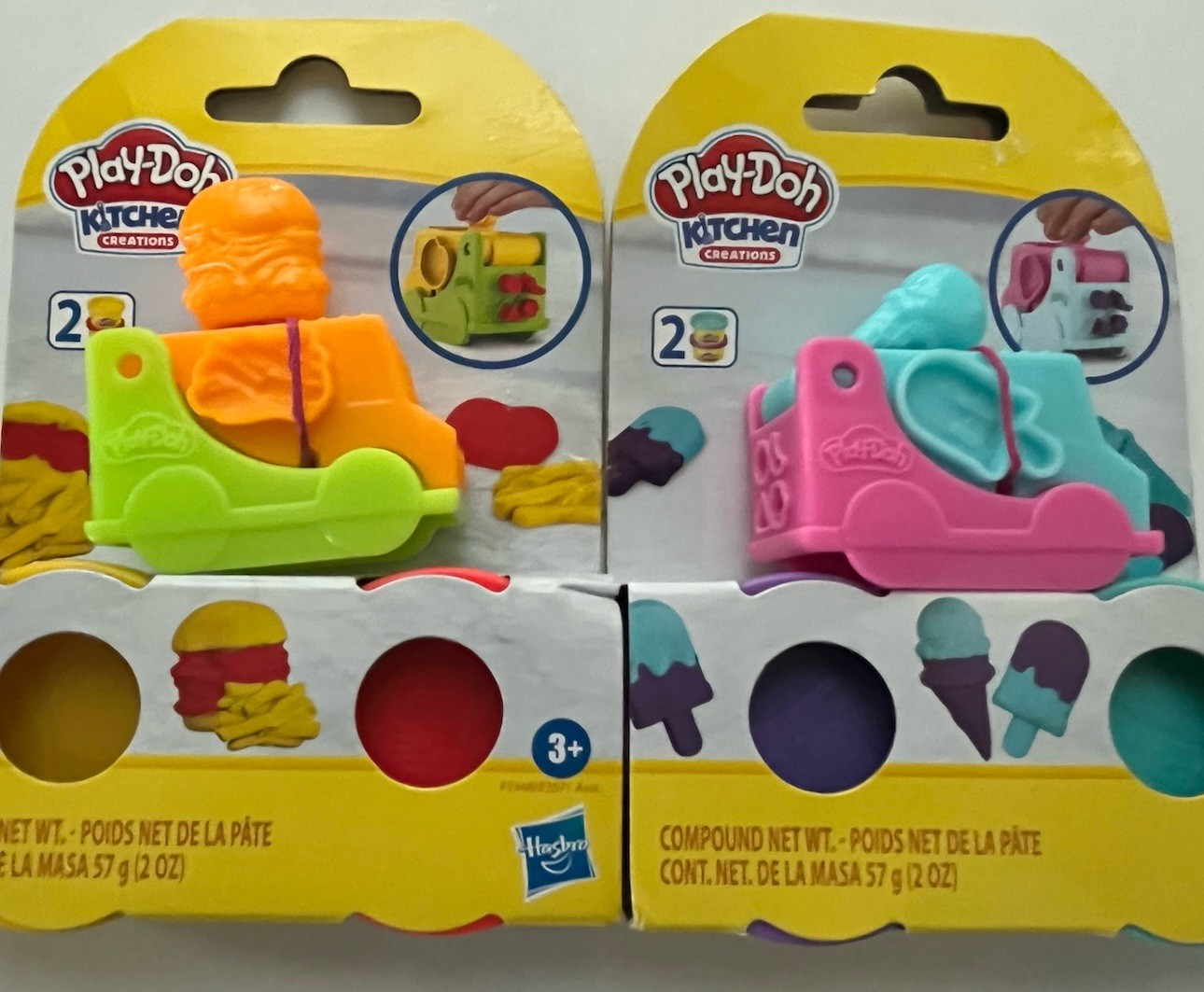 Easter Basket Play-Doh Kitchen Creations Ice Cream Hamburger Fries NEW