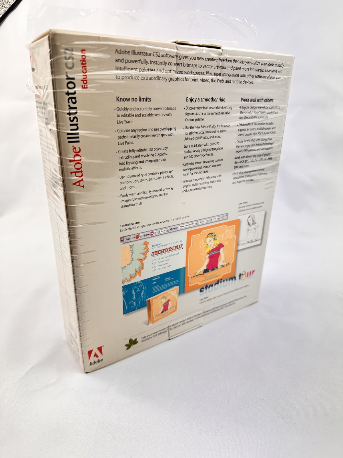 Adobe Illustrator CS 2-CD Set w/ Serial – Educational Version + Tutorial