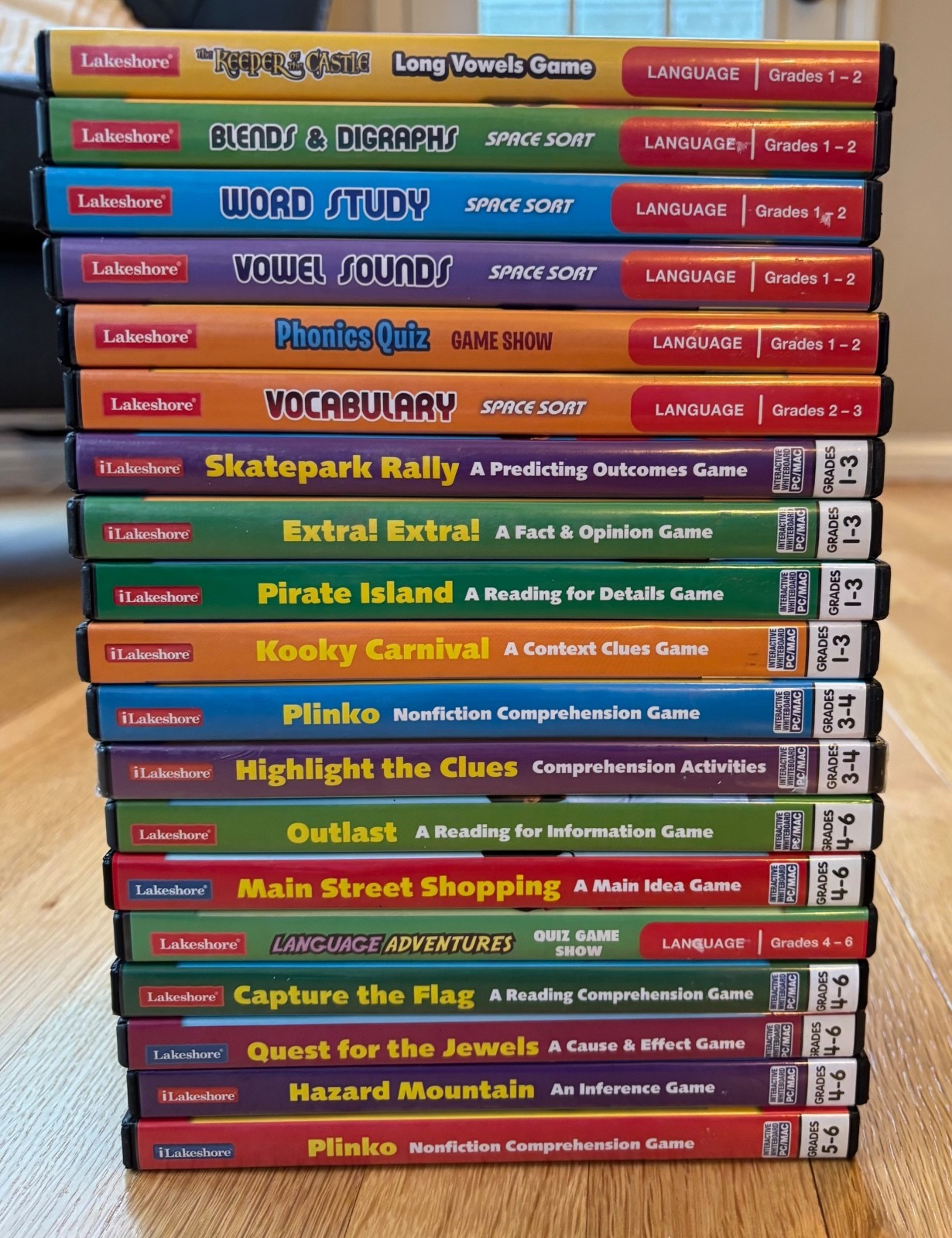 Lakeshore Learning Lot 19  Whiteboard Software Reading Language Arts Grades 1-6
