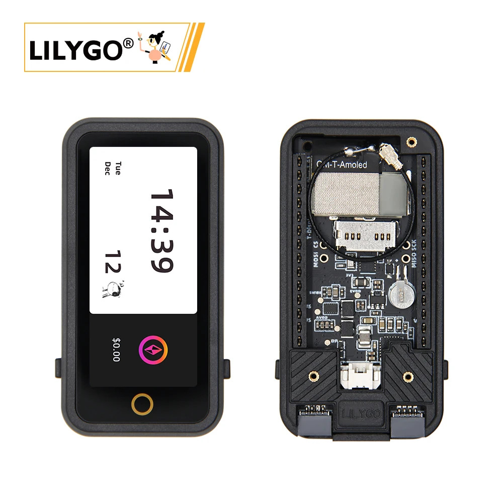 LILYGO® T-Display AMOLED PLUS ESP32-S3 Development Board 1.91" AMOLED Screen Wi-