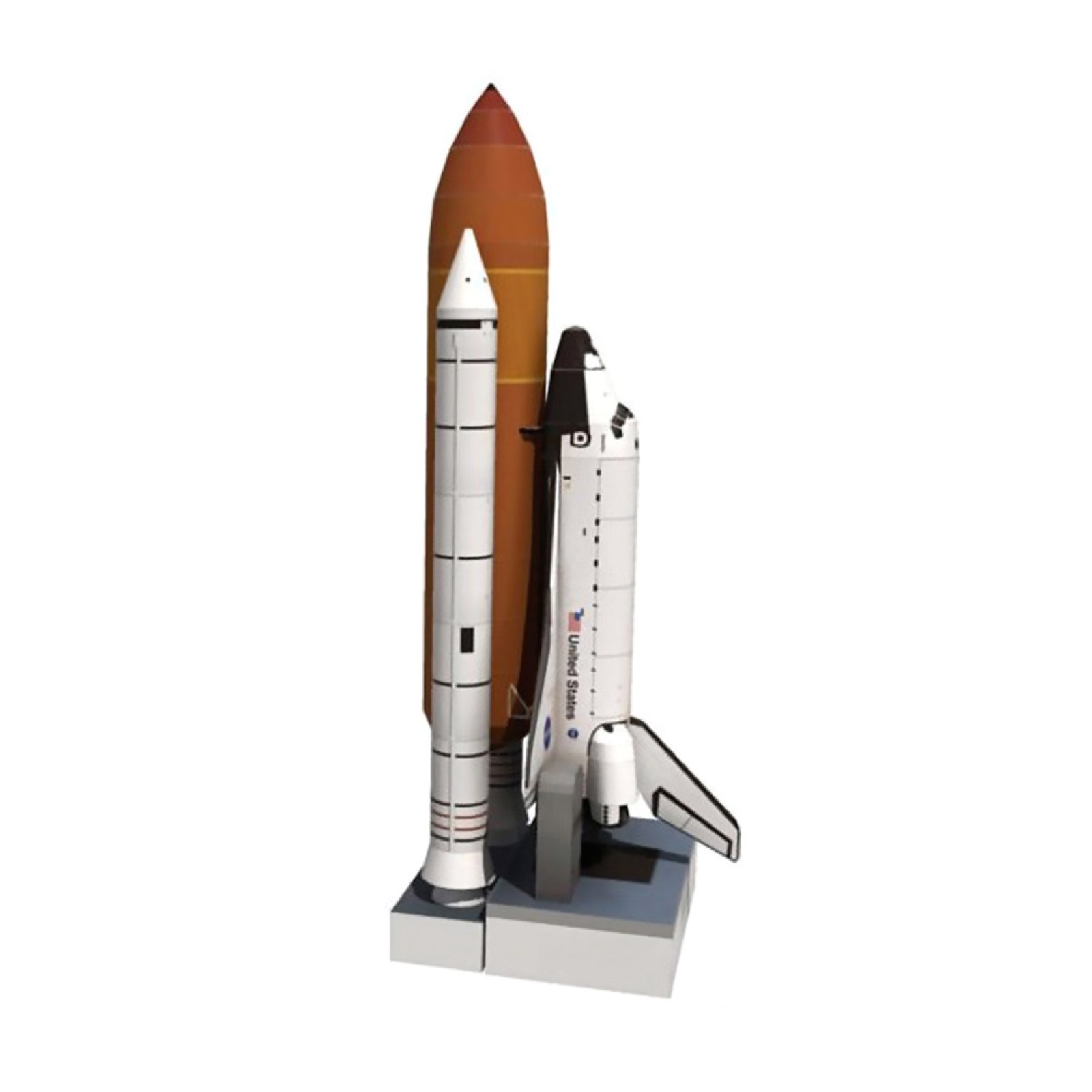 Paper Model 1: 150 Space Shuttle Atlantis Handmade Space Rocket DIY Craft Gift