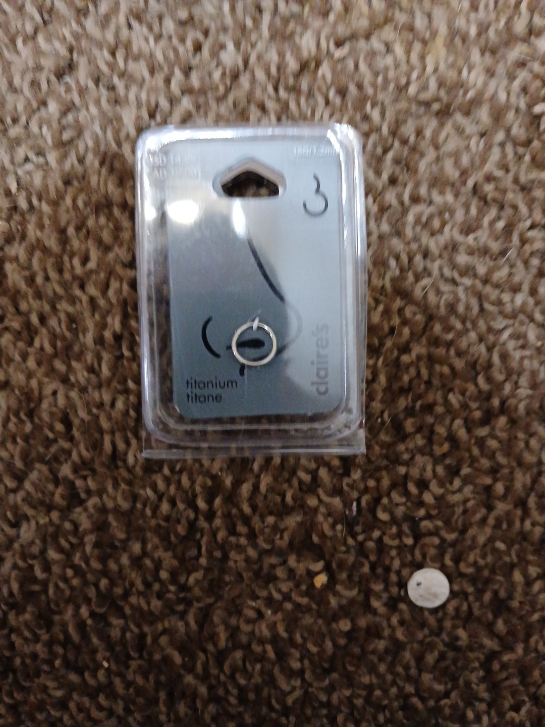 Nose Piercing Jewelry Claire's Closeout MSRP $14.99 16G/1.2 mm