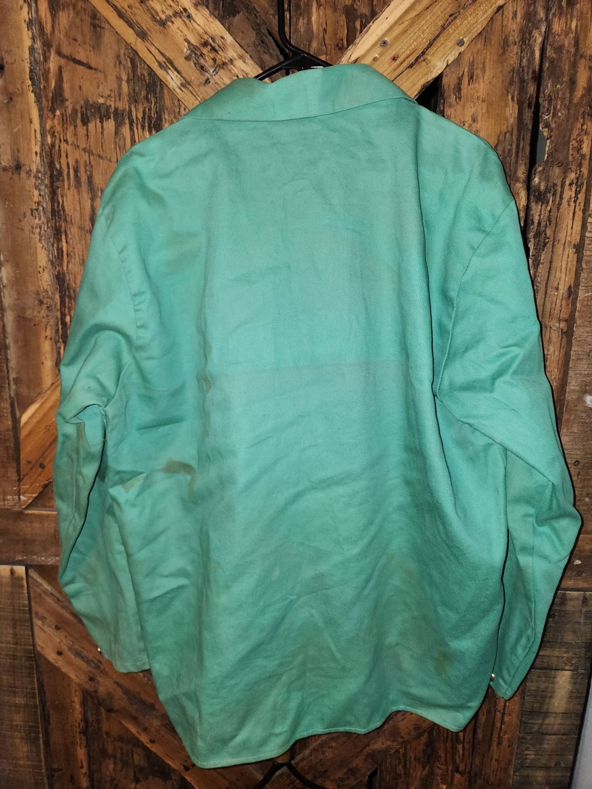 Tillmann XL Green Flame Resistant Welding Jacket Used